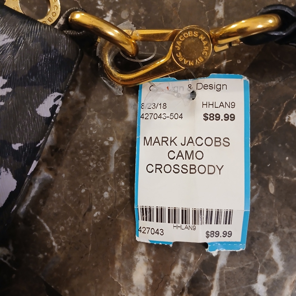 Marc By Marc Jacobs Patterned Crossbody Bag with Gold Accents - Picture 11 of 16